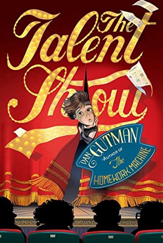 Book cover for "The Talent Show" by Dan Gutman