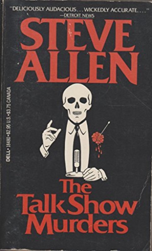 Book cover for "The Talk Show Murders" by Steve Allen