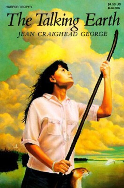 Book cover for "The Talking Earth" by Jean Craighead George