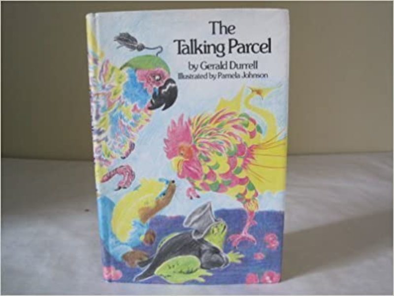 Book cover for "The Talking Parcel" by Gerald Durrell