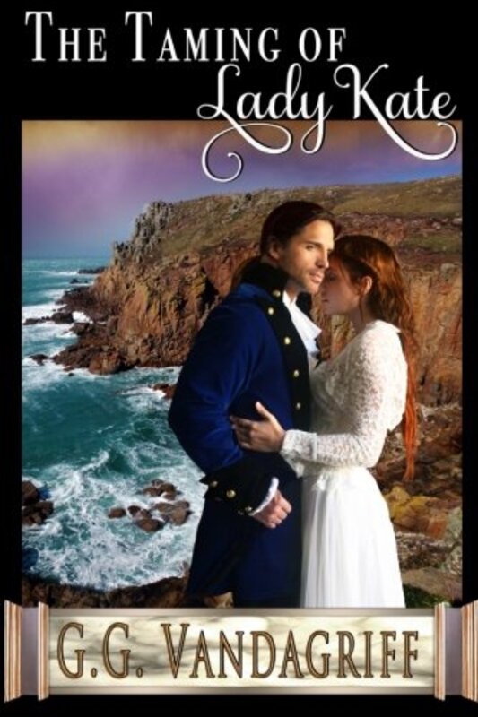 Book cover for "The Taming of Lady Kate" by GG Vandagriff
