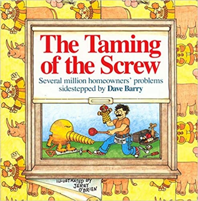 Book cover for "The Taming of the Screw" by Dave Barry