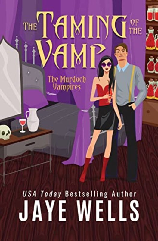 Book cover for "The Taming of the Vamp" by Jaye Wells