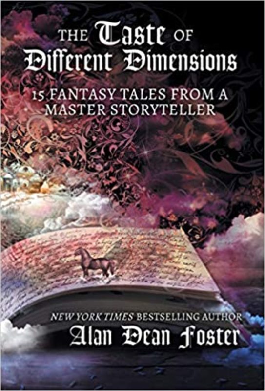 Book cover for "The Taste of Different Dimensions" by Alan Dean Foster