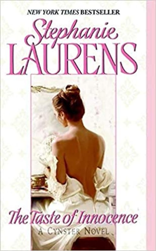 Book cover for "The Taste of Innocence" by Stephanie Laurens