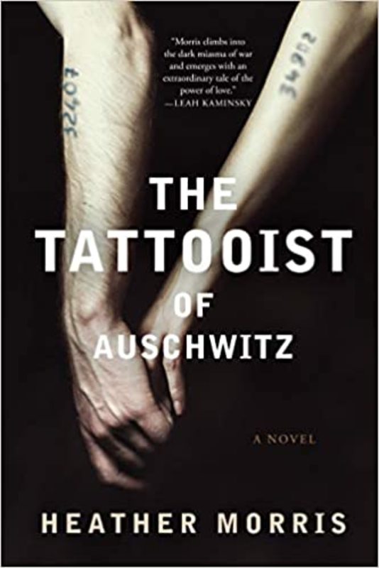 Book cover for "The Tattooist of Auschwitz" by Heather Morris