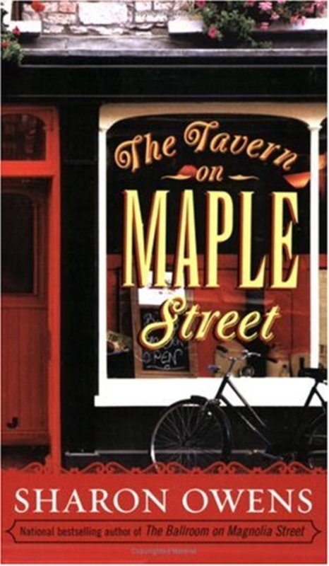 Book cover for "The Tavern on Maple Street" by Sharon Owens