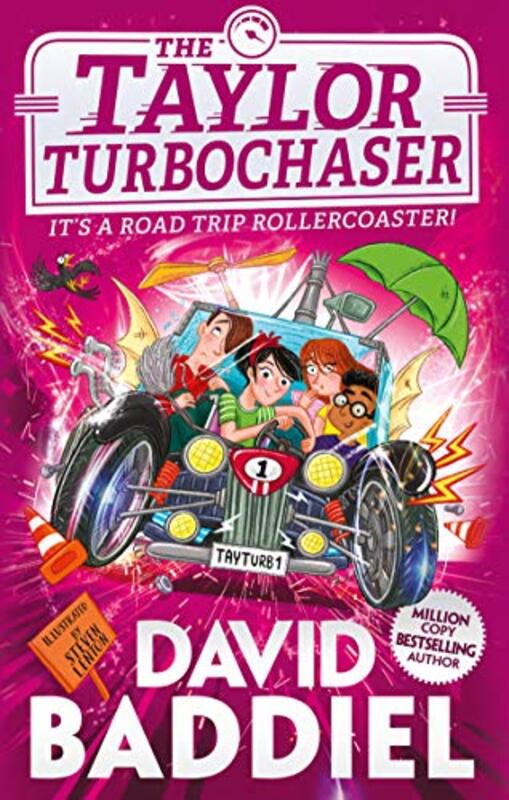 Book cover for "The Taylor Turbochaser" by David Baddiel