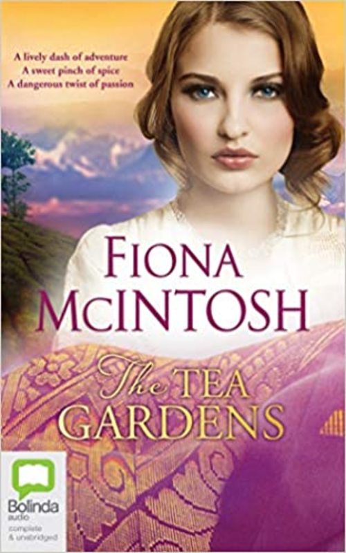 Book cover for "The Tea Gardens" by Fiona McIntosh