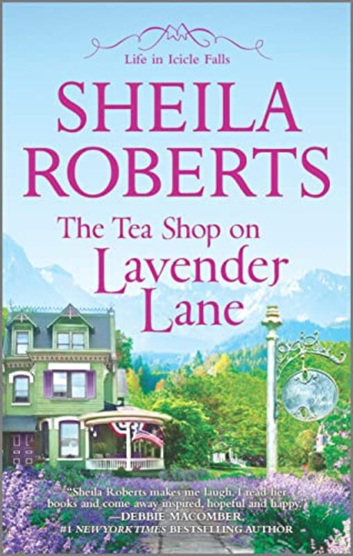 Book cover for "The Tea Shop on Lavender Lane" by Sheila Roberts