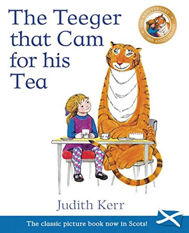 Book cover for "The Teeger that Cam for his Tea" by Judith Kerr