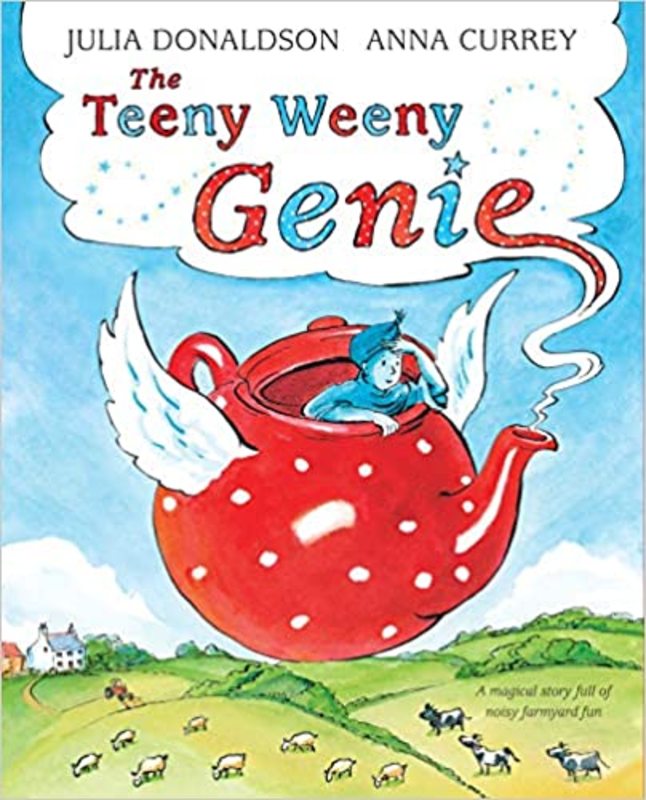 Book cover for "The Teeny Weeny Genie" by Julia Donaldson