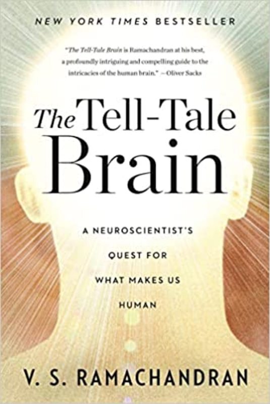 Book cover for "The Tell-Tale Brain" by V. S. Ramachandran