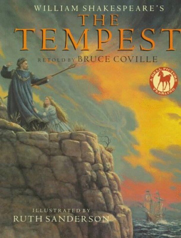 Book cover for "The Tempest" by Bruce Coville