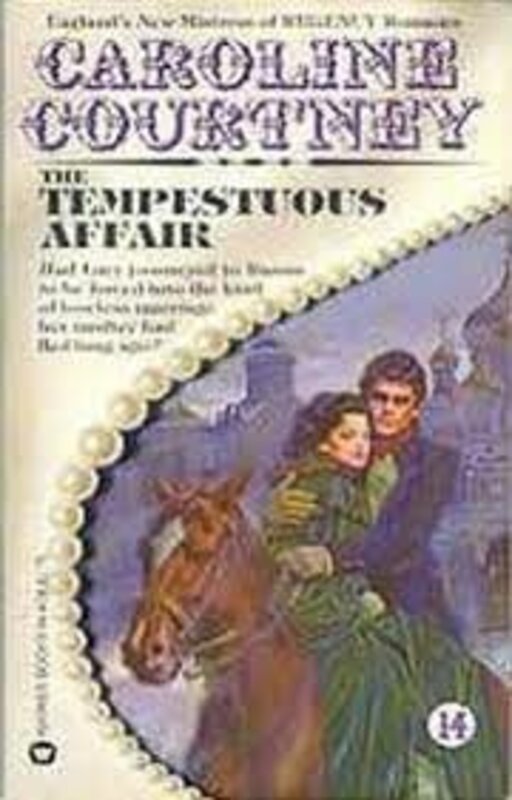 Book cover for "The Tempestuous Affair" by Penny Jordan