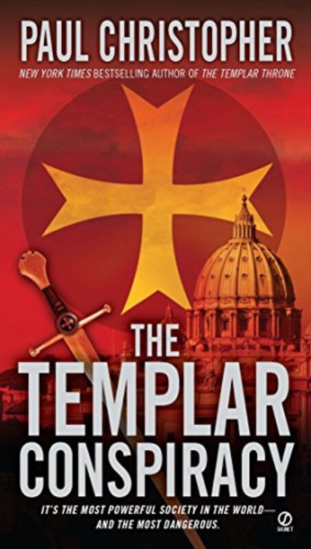 Book cover for "The Templar Conspiracy" by Paul Christopher