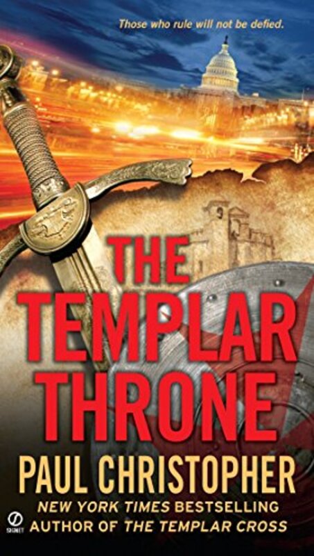 Book cover for "The Templar Throne" by Paul Christopher