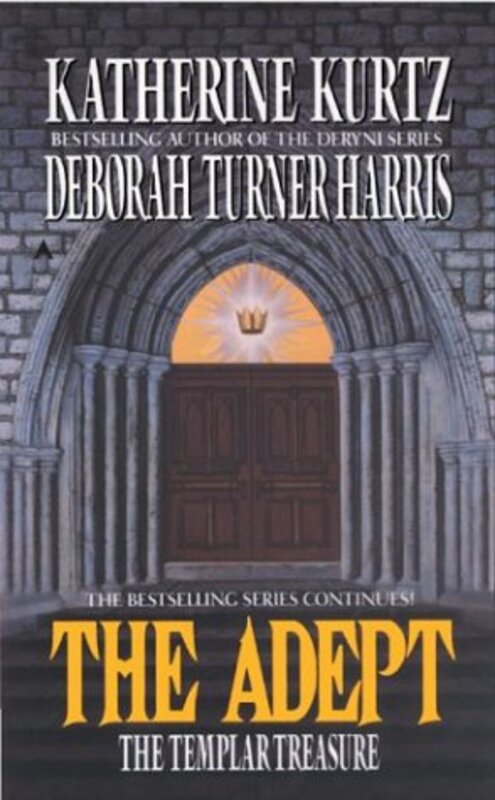 Book cover for "The Templar Treasure" by Katherine Kurtz
