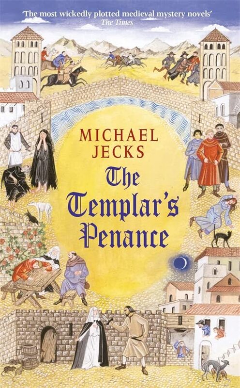 Book cover for "The Templar's Penance" by Michael Jecks