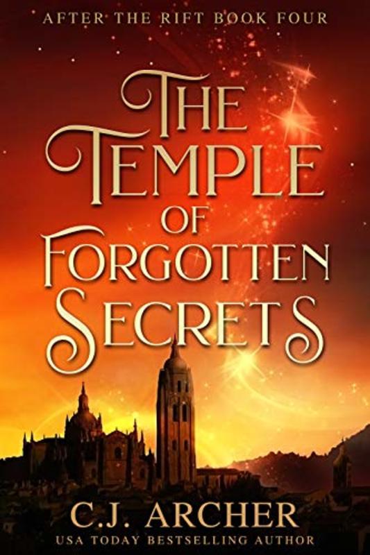 Book cover for "The Temple of Forgotten Secrets" by CJ Archer