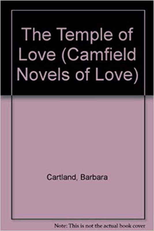 Book cover for "The Temple of Love" by Barbara Cartland