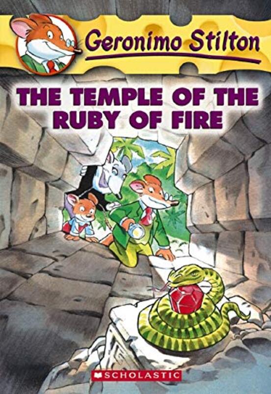 Book cover for "The Temple of the Ruby of Fire" by Elisabetta Dami