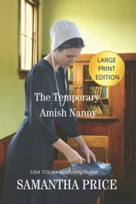 Book cover for "The Temporary Amish Nanny" by Samantha Price