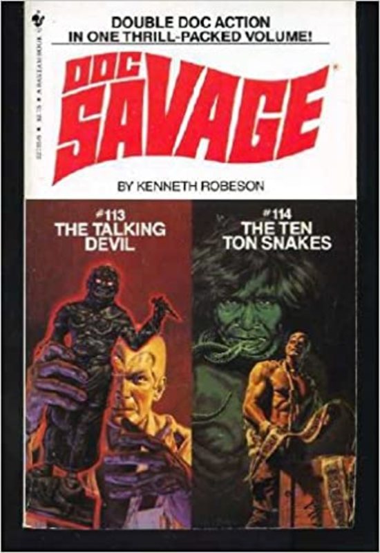 Book cover for "The Ten Ton Snakes" by Lester Dent