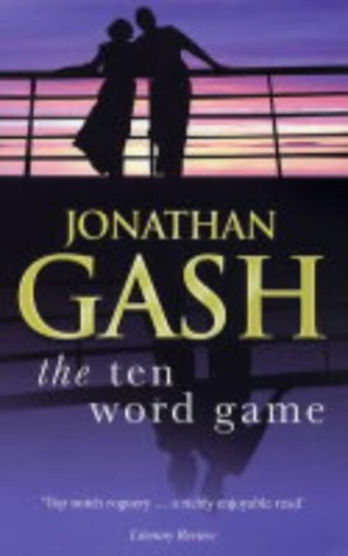 Book cover for "The Ten Word Game" by Jonathan Gash