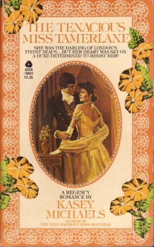 Book cover for "The Tenacious Miss Tamerlane" by Kasey Michaels