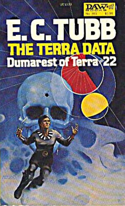 Book cover for "The Terra Data" by EC Tubb
