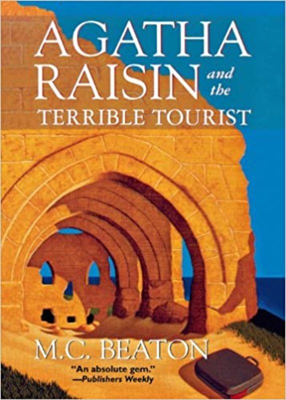 Book cover for "The Terrible Tourist" by MC Beaton