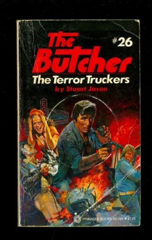 Book cover for "The Terror Truckers" by Stuart Jason