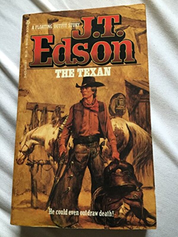 Book cover for "The Texan" by JT Edson