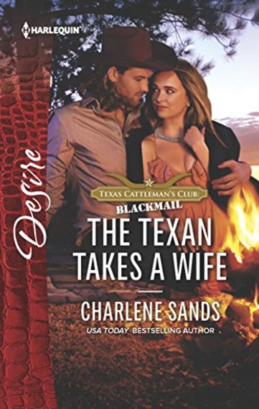 Book cover for "The Texan Takes a Wife" by Charlene Sands