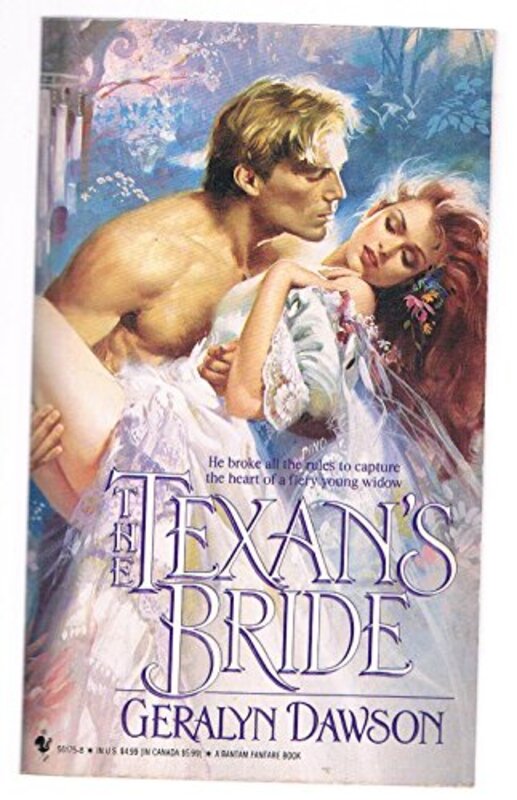Book cover for "The Texan's Bride" by Geralyn Dawson