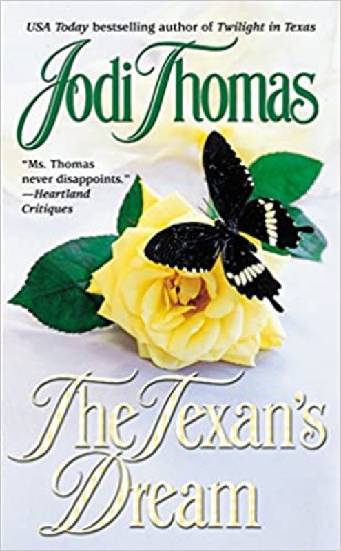 Book cover for "The Texan's Dream" by Jodi Thomas