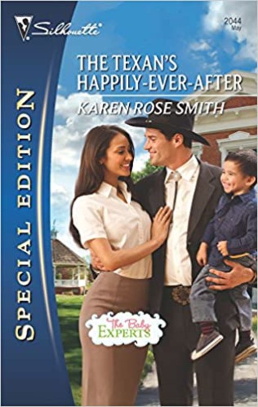 Book cover for "The Texan's Happily-Ever-After" by Karen Rose Smith