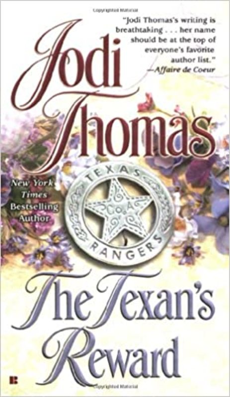 Book cover for "The Texan's Reward" by Jodi Thomas