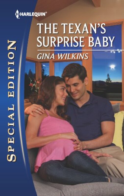 Book cover for "The Texan's Surprise Baby" by Gina Ferris Wilkins