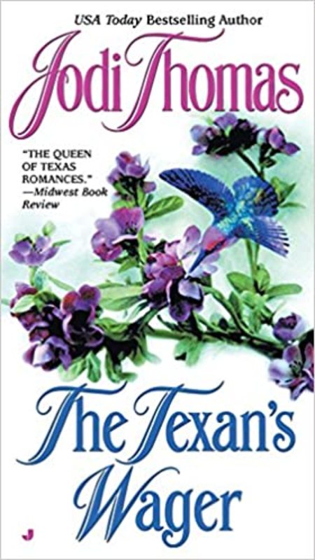 Book cover for "The Texan's Wager" by Jodi Thomas