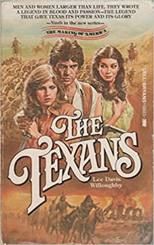Book cover for "The Texans" by Lee Davis Willoughby