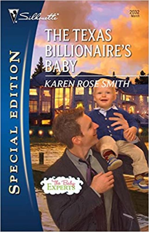 Book cover for "The Texas Billionaire's Baby" by Karen Rose Smith