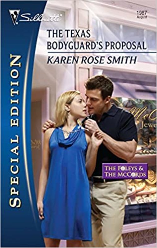 Book cover for "The Texas Bodyguard's Proposal" by Karen Rose Smith