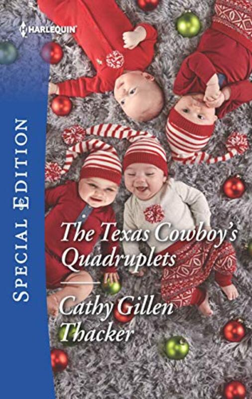 Book cover for "The Texas Cowboy's Quadruplets" by Cathy Gillen Thacker