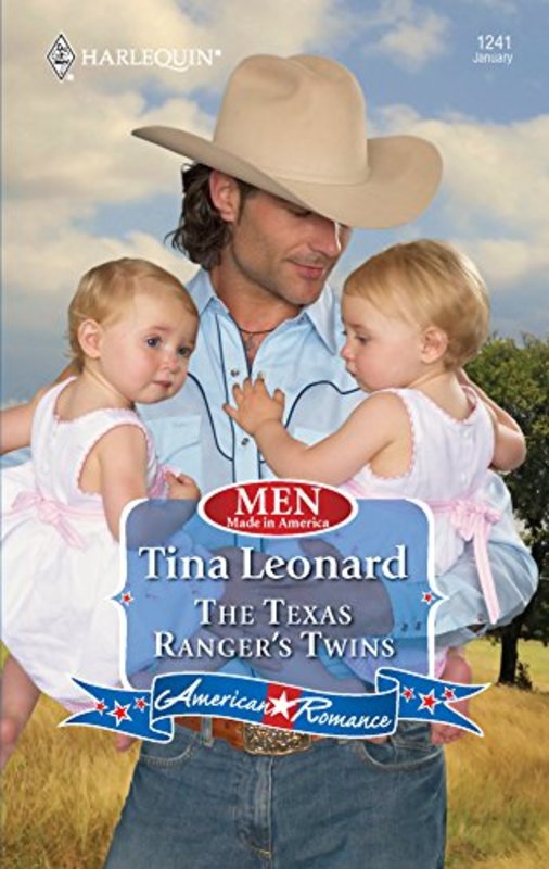 Book cover for "The Texas Ranger's Twins" by Tina Leonard