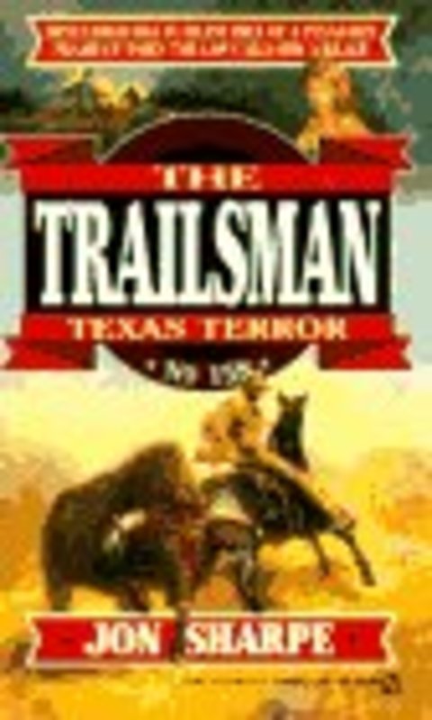 Book cover for "The Texas Terror" by Jon Sharpe