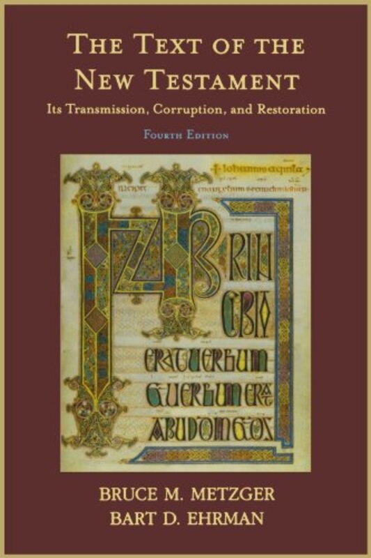 Book cover for "The Text of the New Testament" by Bart D Ehrman