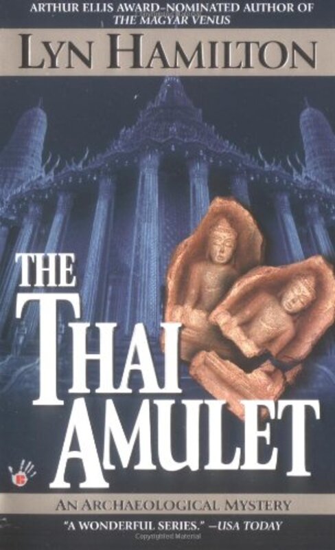 Book cover for "The Thai Amulet" by Lyn Hamilton