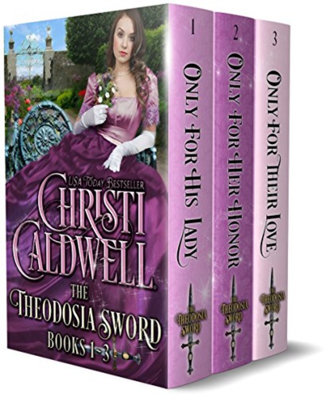 Book cover for "The Theodosia Sword" by Christi Caldwell